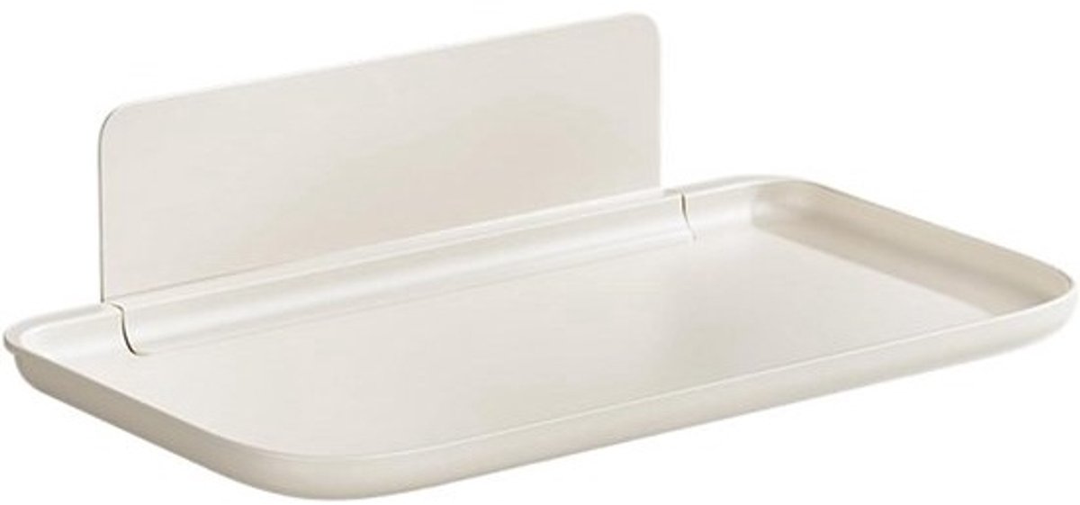 Opvouwbare wandplank - Zwevende beugel rek - Extra opbergruimte - Geen muurschade nodig - 28 x 16 x 7.5 cm