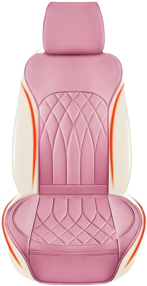 Dailygoods- Autostoelbeschermer Luxe PU-leer - Voorstoelhoes - Waterdicht - Universeel - Pack van 1 stuk - Ideale bescherming tegen slijtage - Stoelho