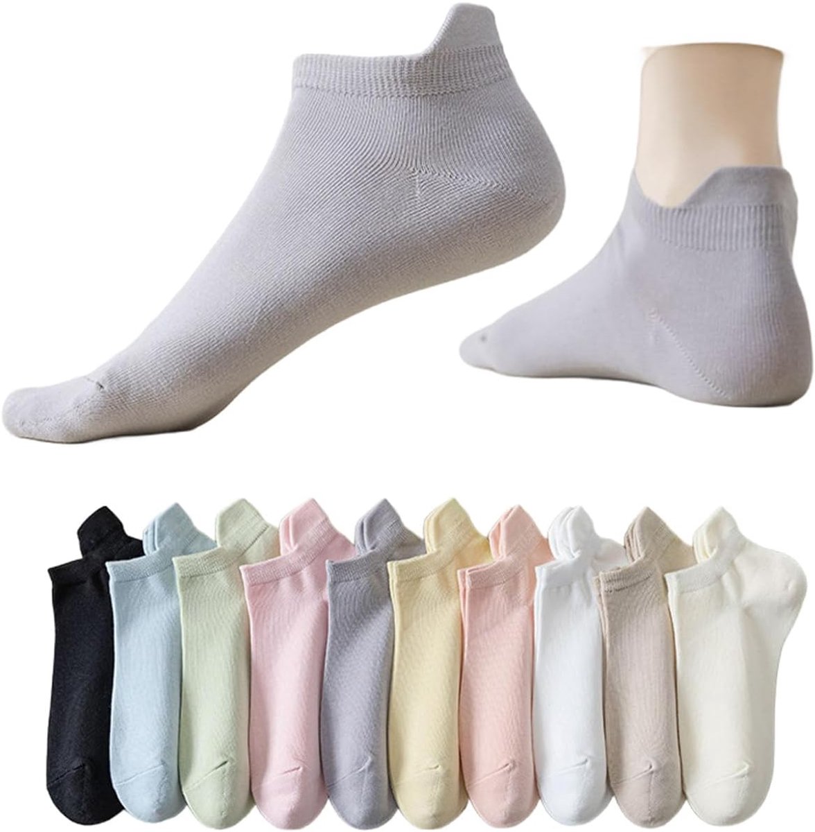Bela Womens Enkelsokken 5G499 I, wit, één maat