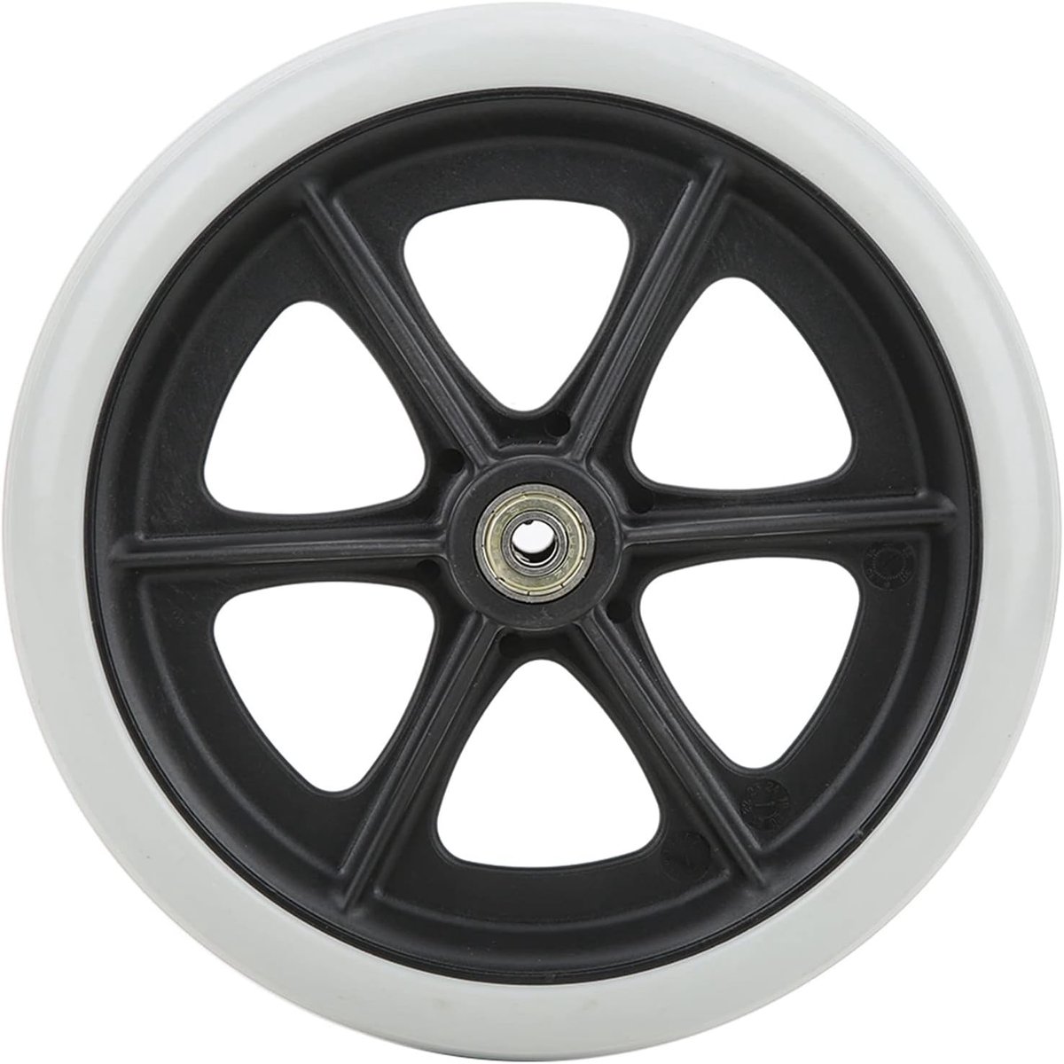 Dailygoods- Vervangingswielen 20,3 cm Antislip - Rolstoelwielen - Rollatorwielen - Duurzaam - Eenvoudig te installeren - Maximaal draagvermogen 120 kg