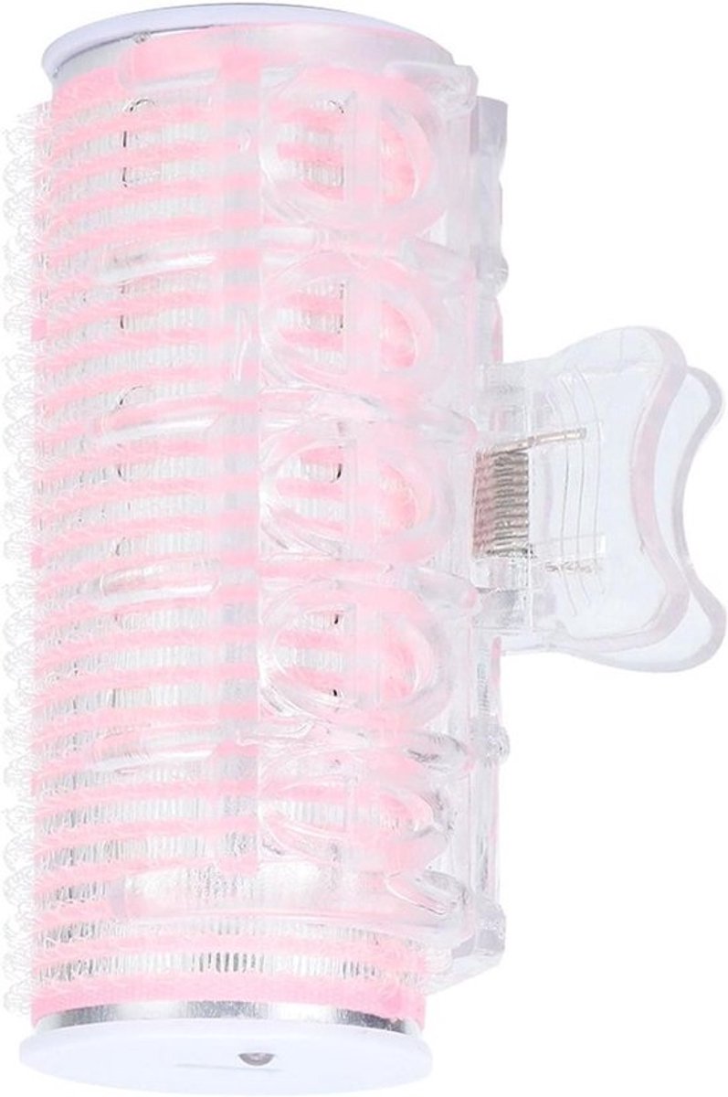 Elektrische Haarroller - Mini Krulroller - Haar Stijlen - Draagbaar Ontwerp - 8.5 x 3 cm - Roze