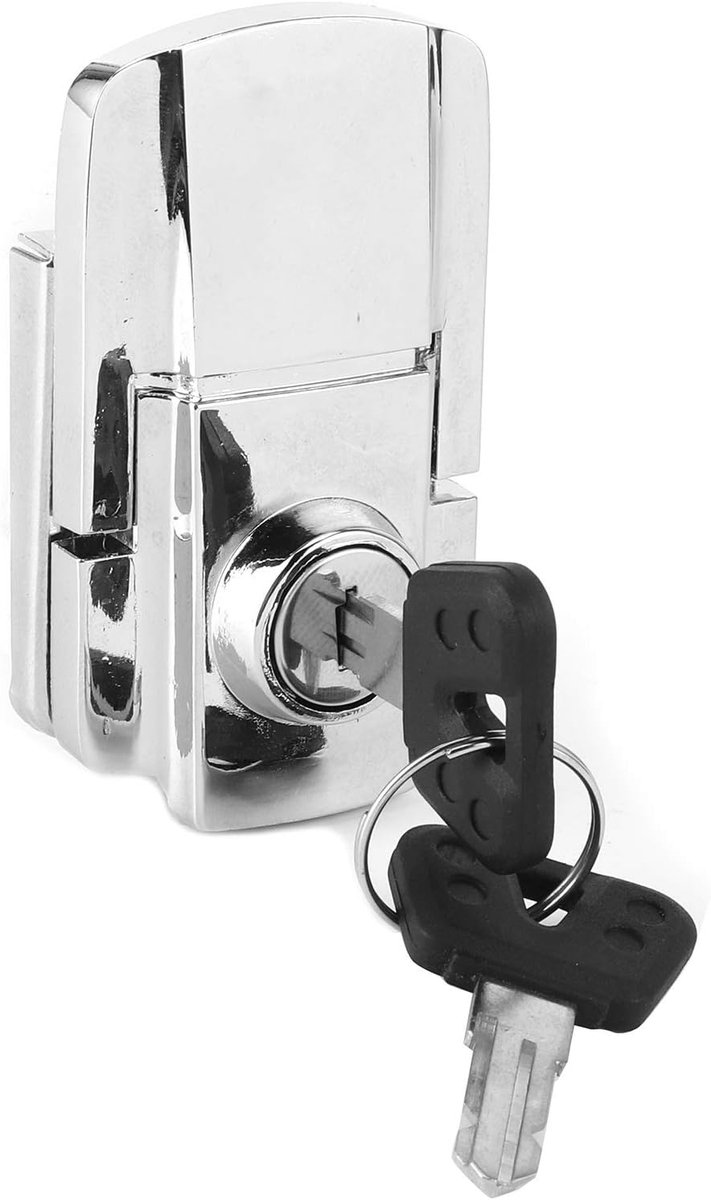 Dailygoods- Kofferbak Slot Anti-Diefstal - Motorfiets Slot - Vervangend Accessoire - Inclusief 2 Sleutels - Schroefvaste Installatie - Hoogwaardig Ijz