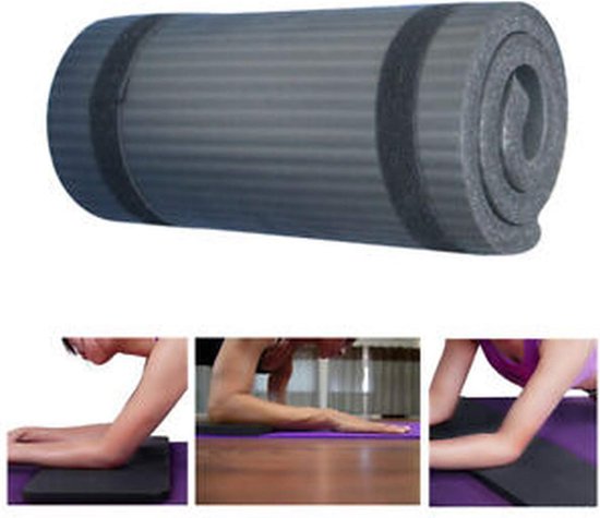15 mm dikke antislip yogamat voor gewichtsverlies, meditatie, pilates en fitness. — afbeelding 4