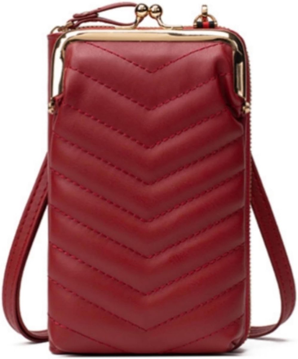 Dailygoods- Schoudertas Klein - Crossbody Tas - Mobiele Telefoon Tas - PU-Leer - Lichtgewicht - Waterdicht - Flexibel en Duurzaam - Crossbodytas