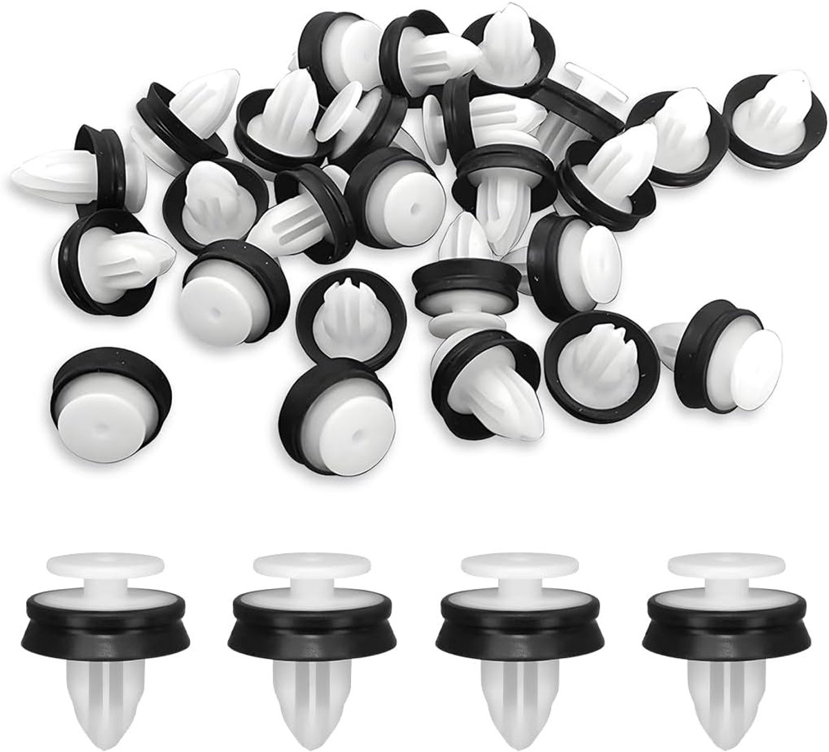 Dailygoods- Bevestigingsclips 50 stuks - Deurbekleding Clips - Kunststof - Universeel - Lichtgewicht - Robuust en Duurzaam - Deurbekleding Clip