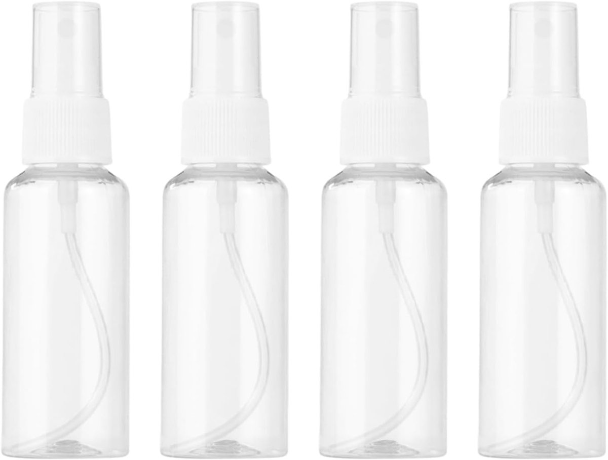 50 ml spuitfles, transparante kunststof reis-spuitfles, kleine spuitfles, lege spuitfles, transparante kunststof spuitfles