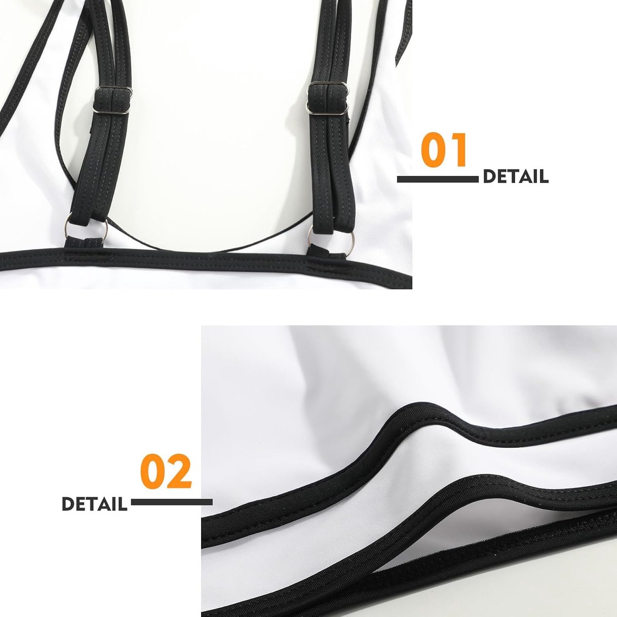 Sets voor dames, bikinitops, hoge taille, buikcontrole, badpakken, hoog uitgesneden damesbadpakken, gevoerde strandkleding
