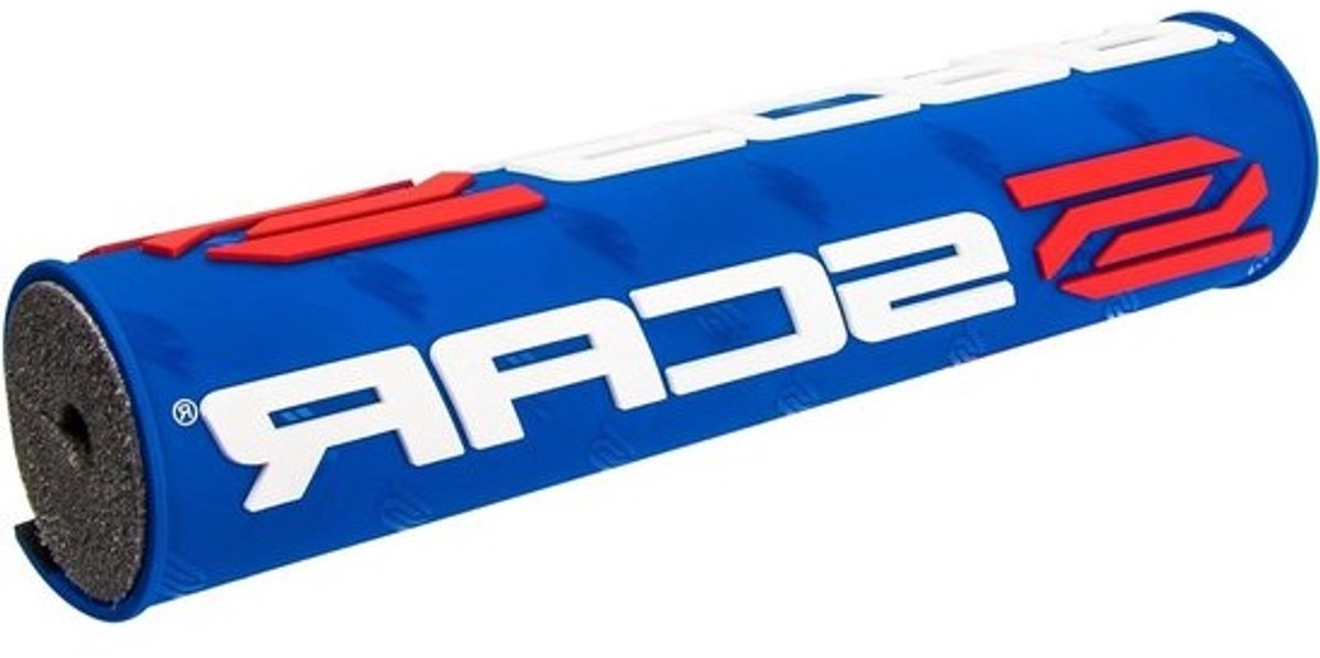 Schuimrubberen Stuur - Stuurhoes Motor - Motorrijden Bescherming - 3D Schuimontwerp - Universele Pasvorm - Blauw