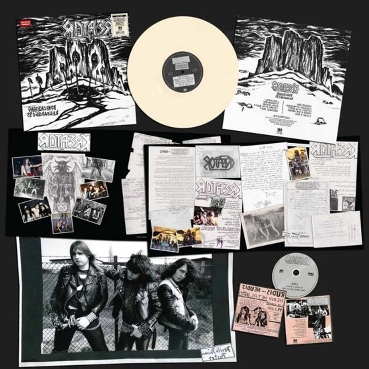 Bonecrushing Rehearsals - Live Album - Muziek Luisteren - Klassieke Vinyl Drager - 2 Disks - Zwart