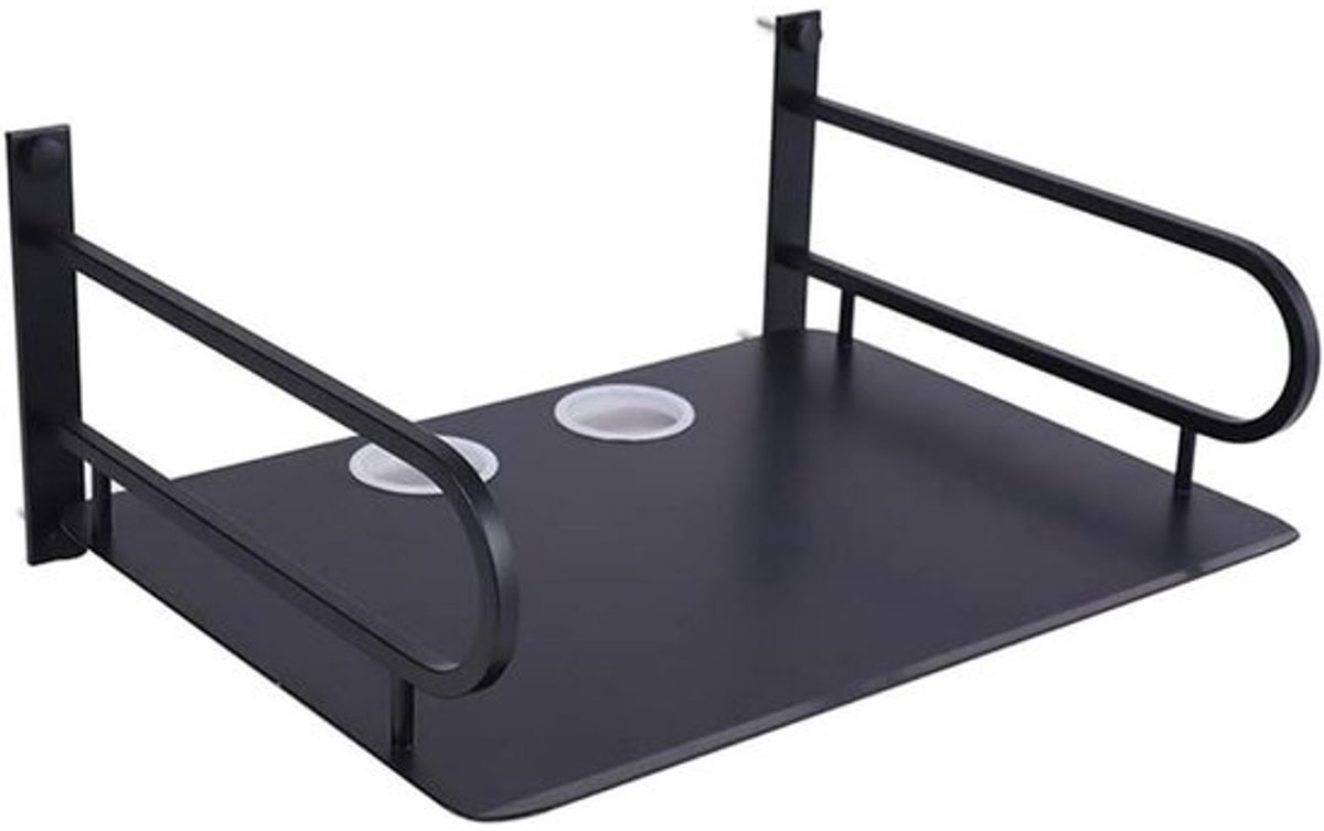 Projector Plank - Zwevende Plank - Apparatuur Ophangen - Aluminium Legering - 4 kg Draaglast - Zilver