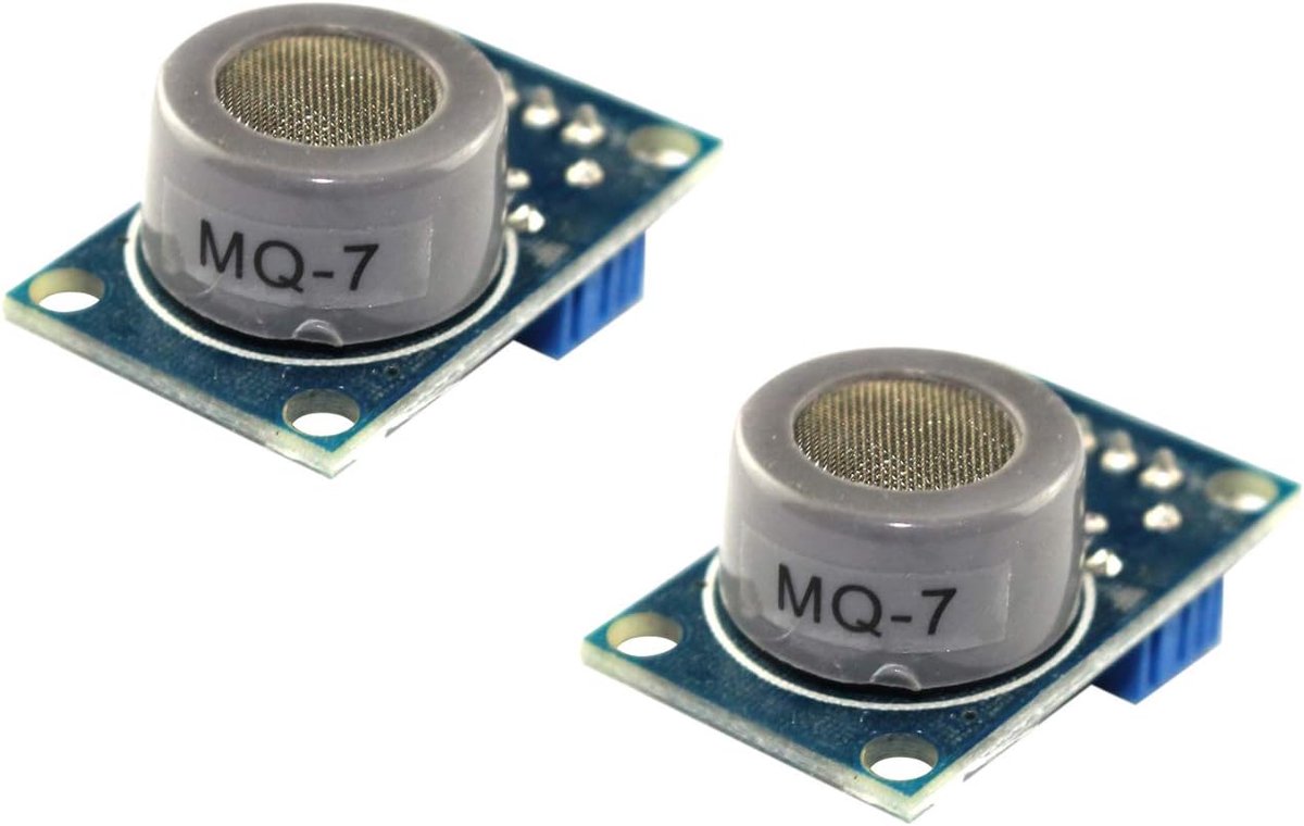 MQ-3 MQ-4 MQ-5 MQ-6 MQ-7 MQ-8 MQ-9 MQ-135 gassensormodule, 2PCS MQ-7, 2