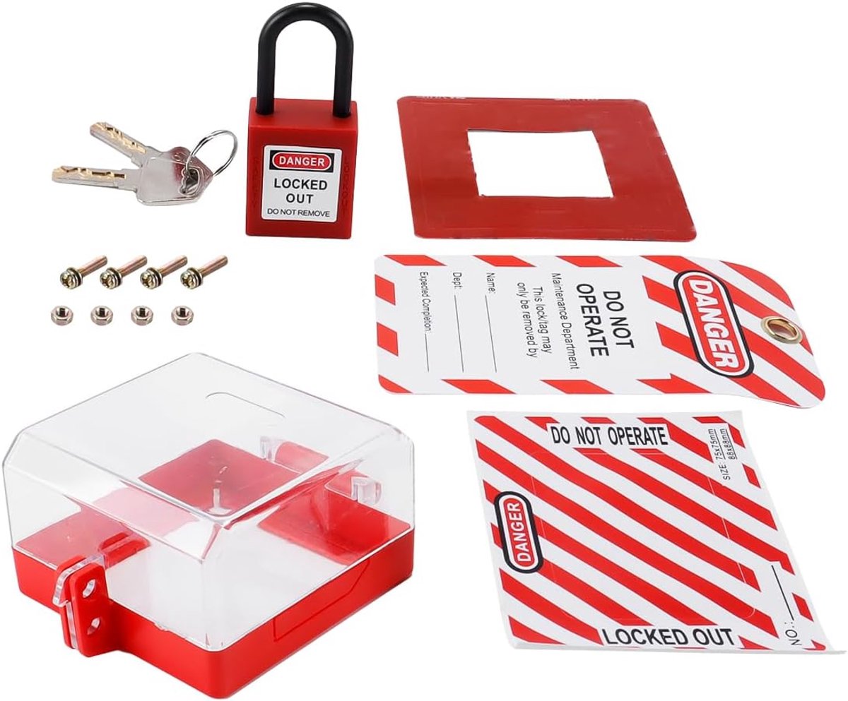 Dailygoods - Transparante Noodstopknophoes met Vergrendeling