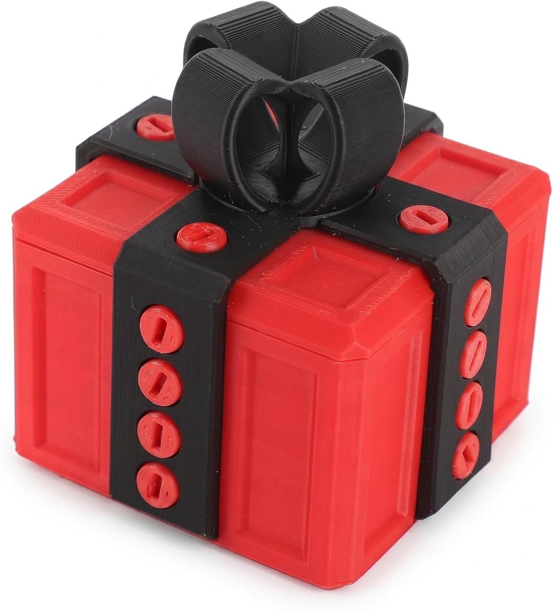 Dailygoods- Cadeaubak Innovatief Ontwerp - Grappige 3D Geprinte Doos - Multifunctionele Opslagcontainer - Hilarische Geldkaartcontainer - Perfect voor