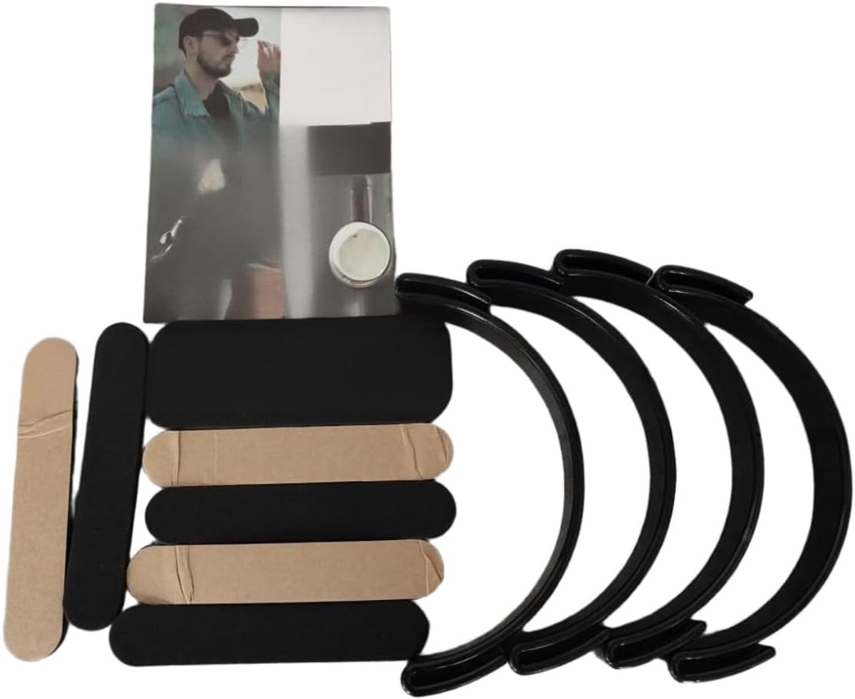 Dailygoods- Hoedrandbuiggereedschap 2 Stuks - Eenvoudige Banden - Herbruikbaar - Geen Stomen Vereist - Inclusief Tape - Materiaal: ABS - Hoedaccessoir