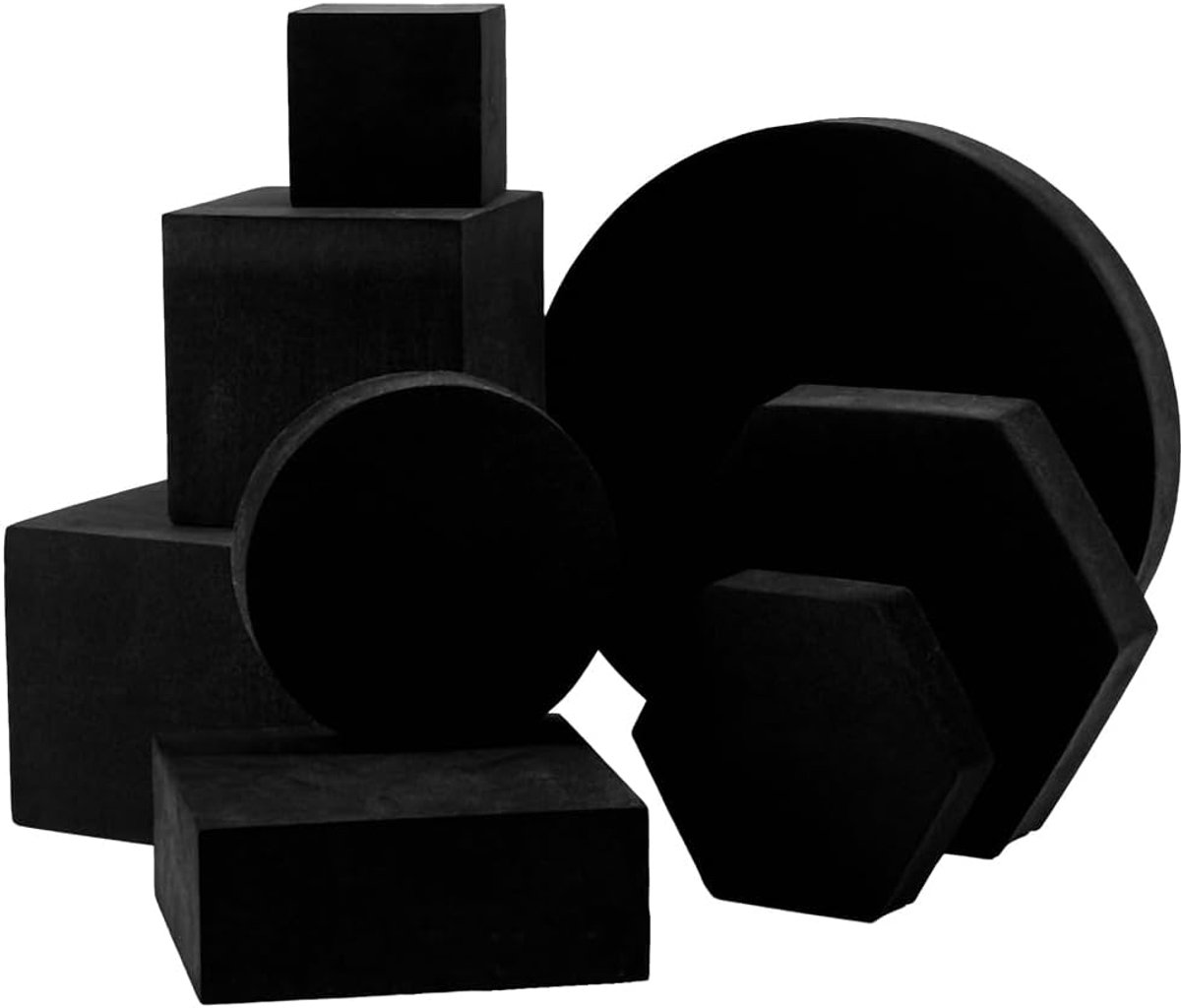 Dailygoods - Fotoproppen Set van 8 Stijlen - Geometrische Cube Display - Hard Schuim Pedestals - Achtergrond Props - Voor Productfotografie