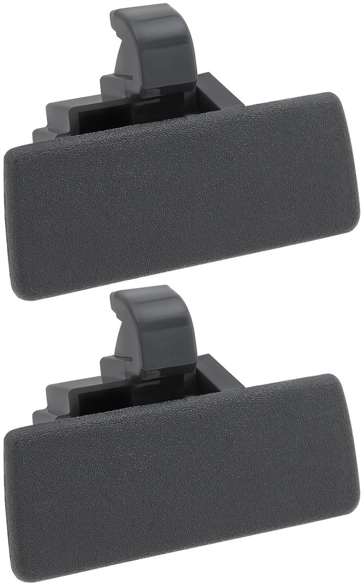 Dailygoods- Handschoenenkastje 2 Stuks - Deksel Lock - Handvat Clip - Compatibel met Suzuki SX4/Suzuki Swift - ABS - Grijs - Dashboardkastje