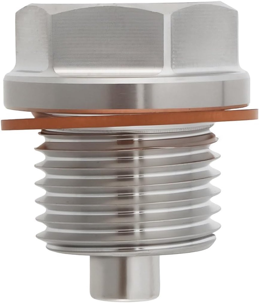 Dailygoods- Olie Drain Plug - Roestvrij Staal - Neodymium Magneet - M16X1.5mm - Corrosiebestendig - Afdichtingspakking - Afvoerplug