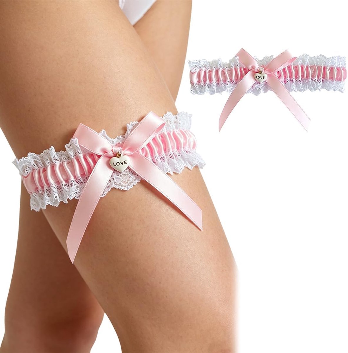 blauw bruiloft, bruidscadeau, bruiloft kousenbanden voor bruiden wit kant kousenband strik bruid accessoires voor feest, bruidsdouche, verloving