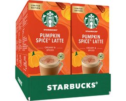 Starbucks Pumpkin Spice latte Oploskoffie - 6 doosjes x 5 zakjes