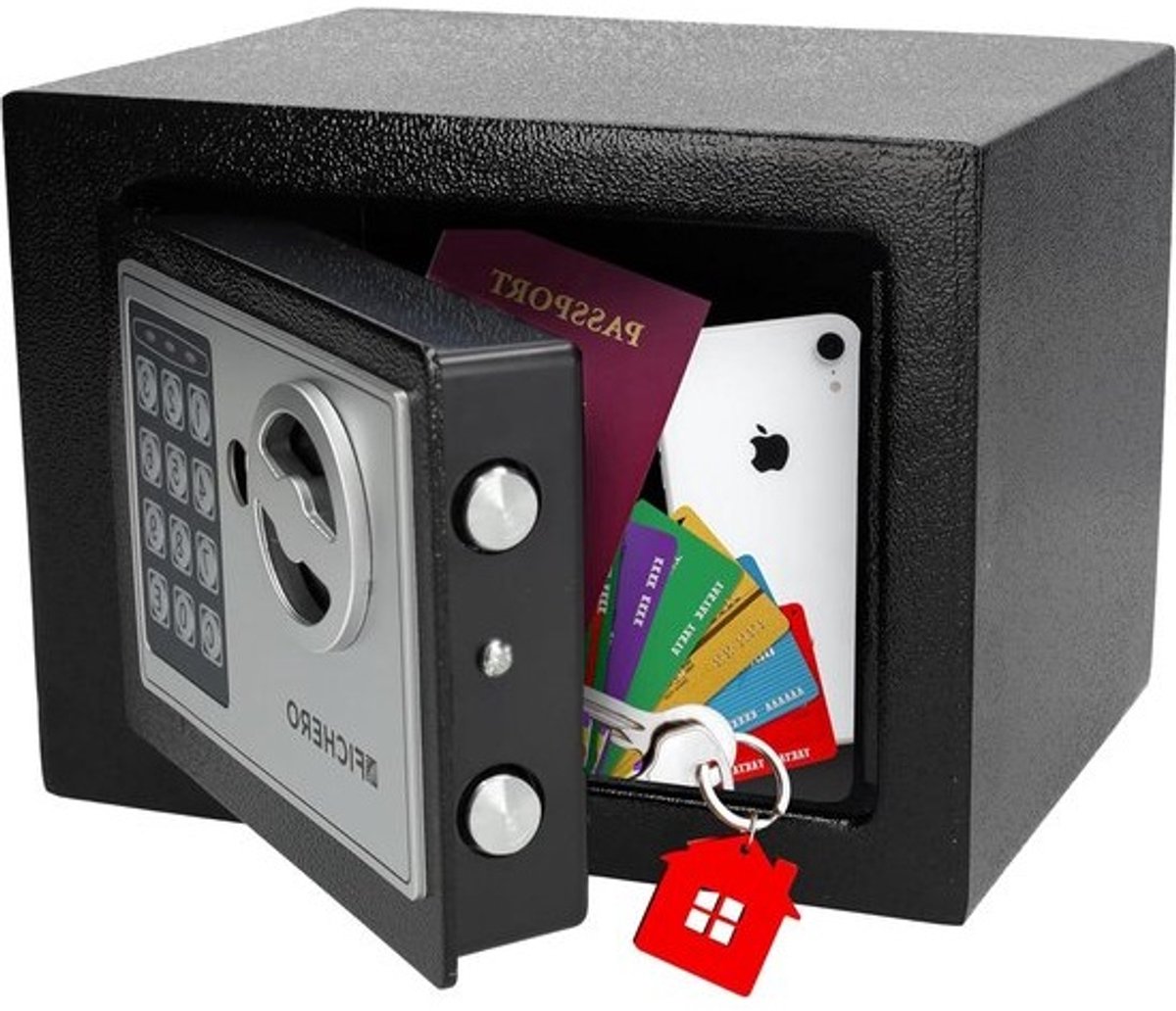Elektronische Kluis met Code - Veilig Bewaren - Stalen Safe Box