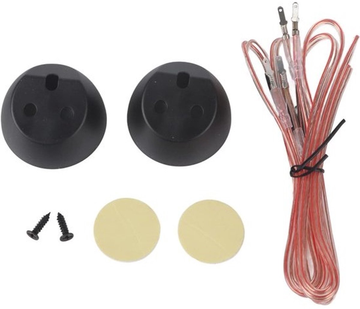 Autoluidspreker Hoog Rendement - Dome Tweeter - Auto Audio - Kristalhelder Geluid - 130W Vermogen - Zwart Blauw