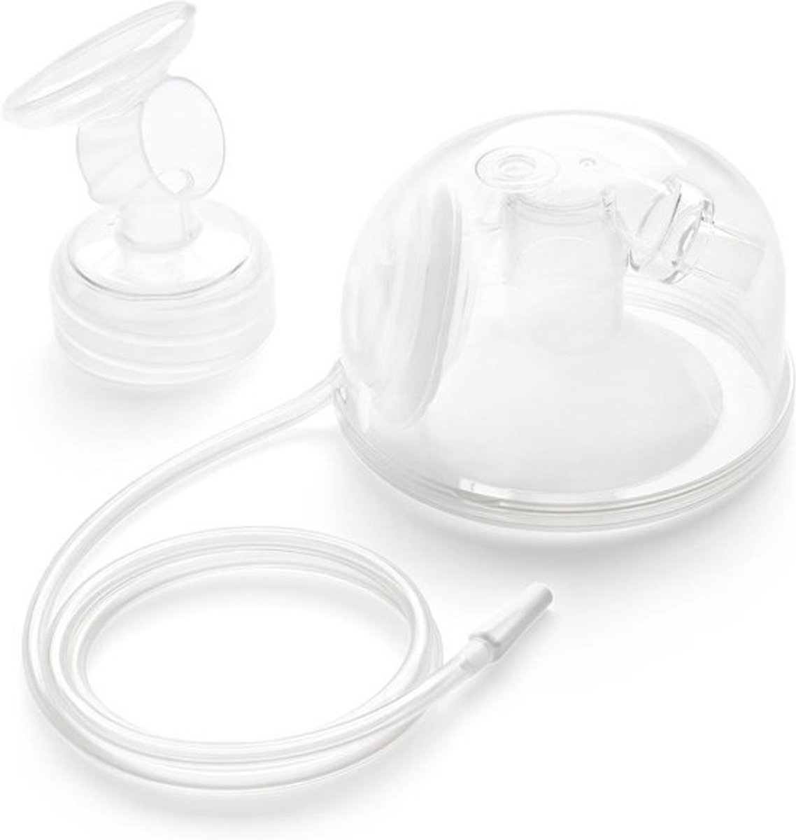 CaraCups Melk Collector - Borstkolf Cups - Handsfree Kolven - Gesloten Systeem - 28 mm - Transparant