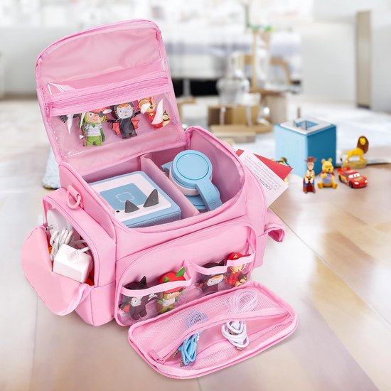 Reiskoffer compatibel met Toniebox 2/1 audiospeler, roze — afbeelding 5