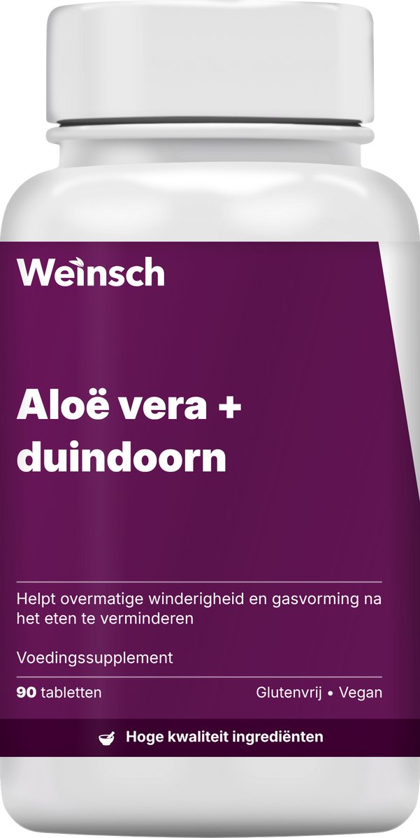 Weinsch Aloë vera + duindoorn | 560mg | 90 tabletten