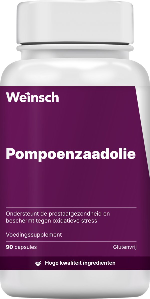 Weinsch Pompoenzaadolie | 1380mg | 90 capsules