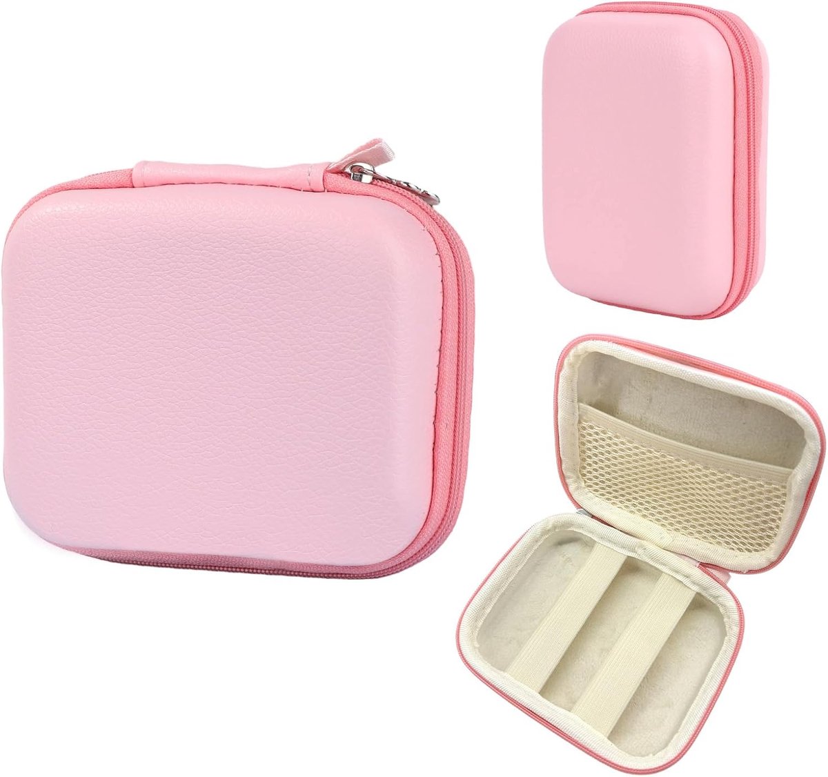 Cameratas voor Kodak Pixpro FZ45/FZ55, Waterdichte Zak Compatibel met Nikon S6900 Canon IXUS 285 HS ELPH 360HS/180 CAMKORY DC403 Kleine Cameratas voor Reisaccessoires (Roze)