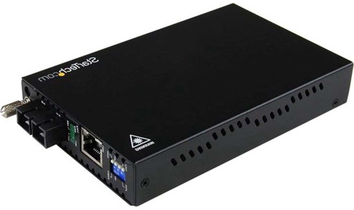 Media Converter - Ethernet Converter - Netwerk Uitbreiden - Gigabit Snelheid - 550m - Zwart