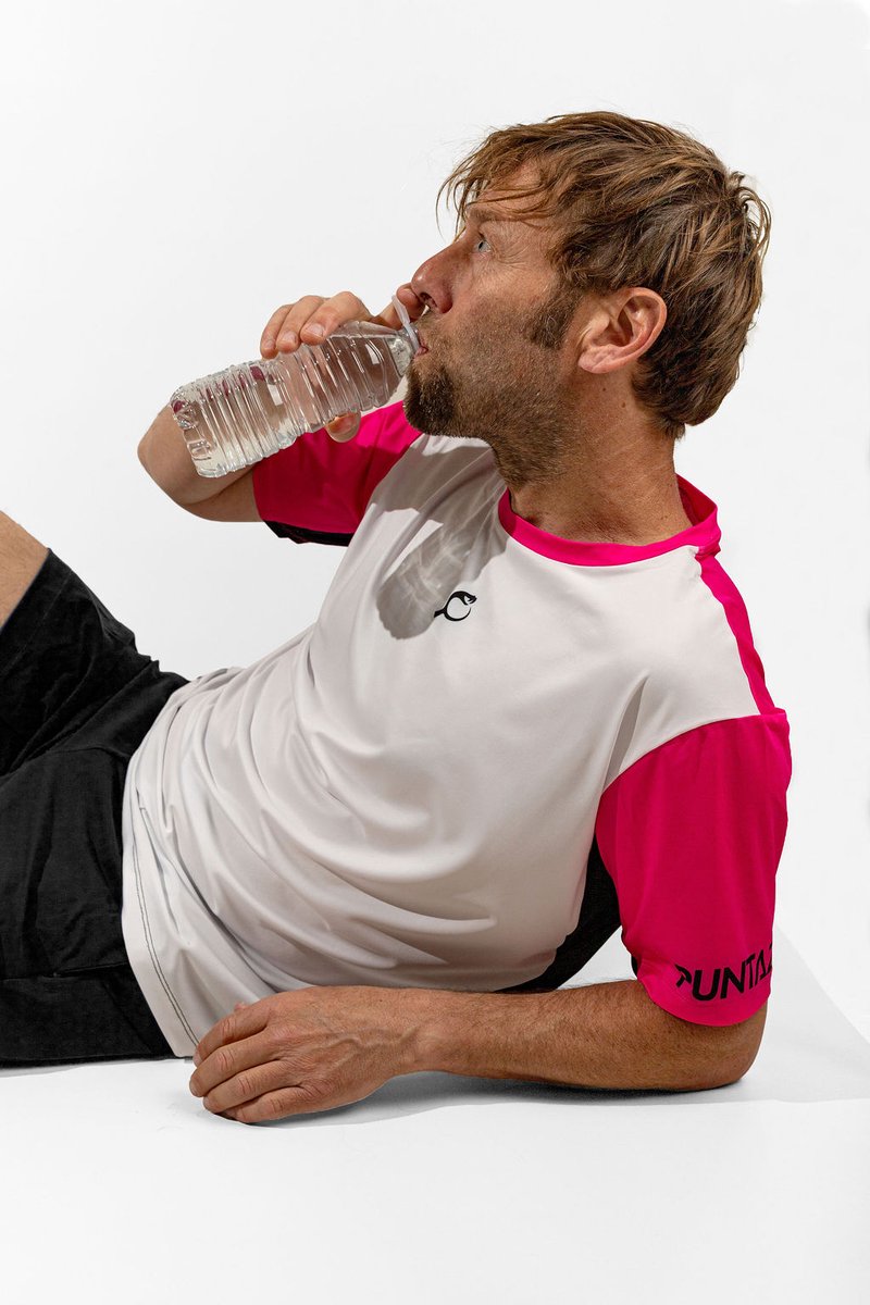 PUNTAZO Padel T-shirt Heren Sportshirt EXTRA LARGE roos Korte mouw