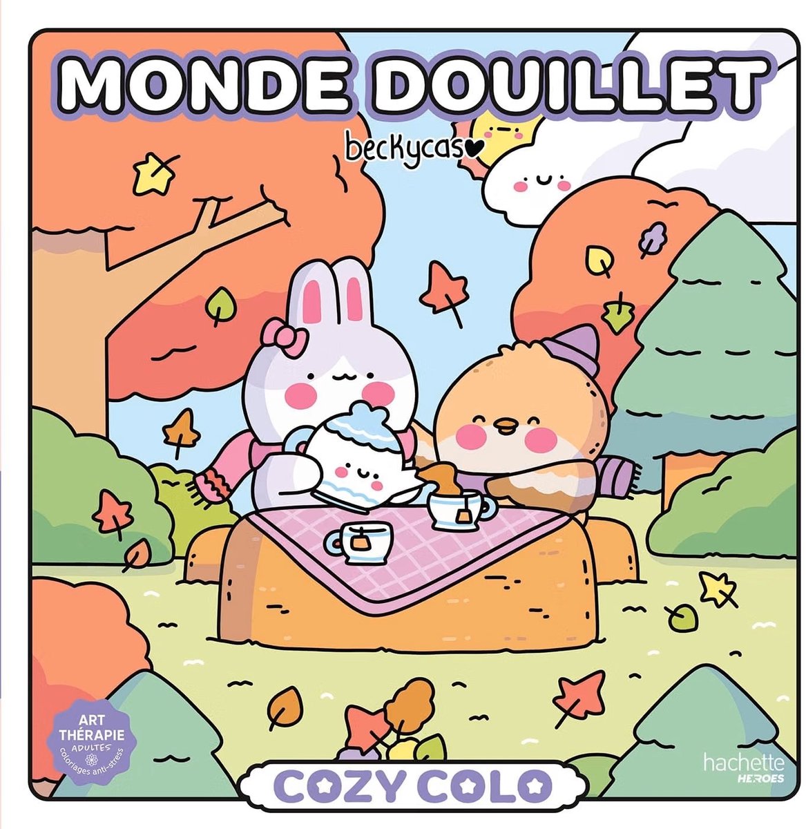 Cozy Colo - Monde douillet (Knusse Wereld) - Hachette heroes - Cozy kleurboek