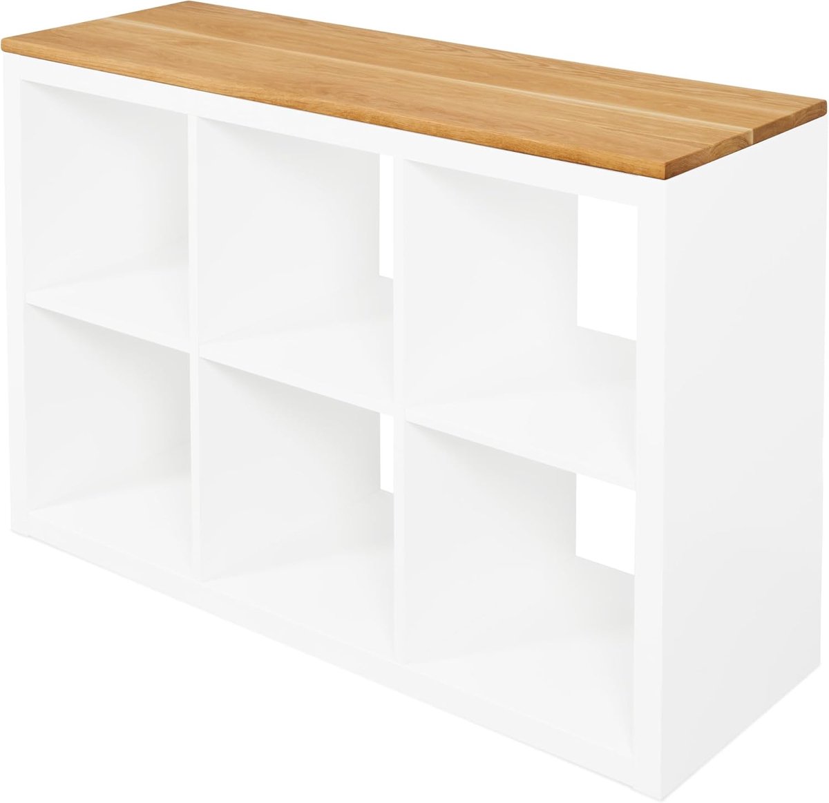 Goods Berlin KALLAX afdekplaat eiken - DIY I K E A upcycling - 2 cm dik Kallax - kastafdekplaat - vensterbank eiken 112x39