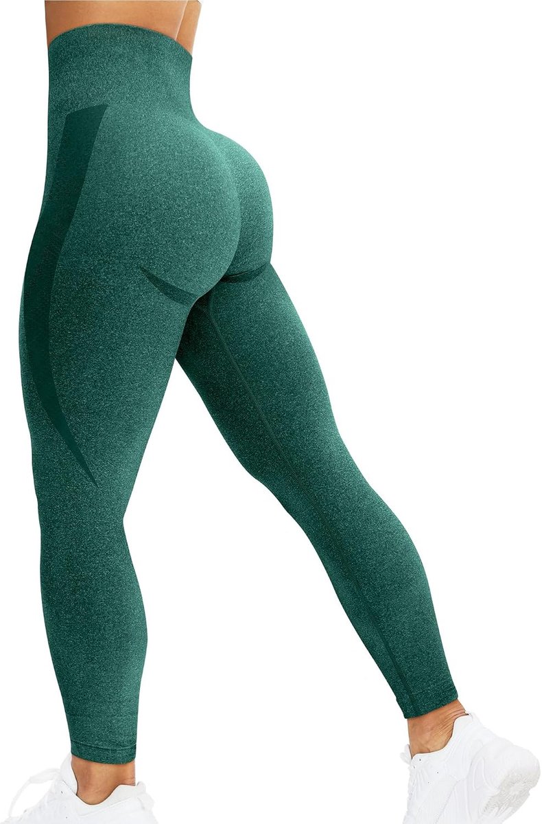sportbroek, hoge taille, naadloze broek, gym, yoga, sport