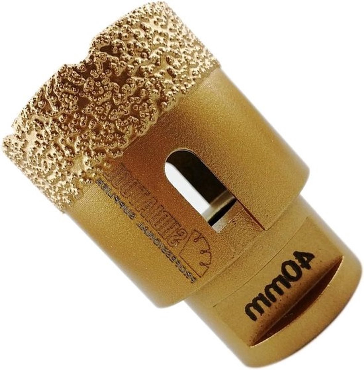 Diamant Boor Bit - Tegelboor Porseleinboor - Boren in Steen - Vacuüm Brazed Techniek - 40 mm - Goud