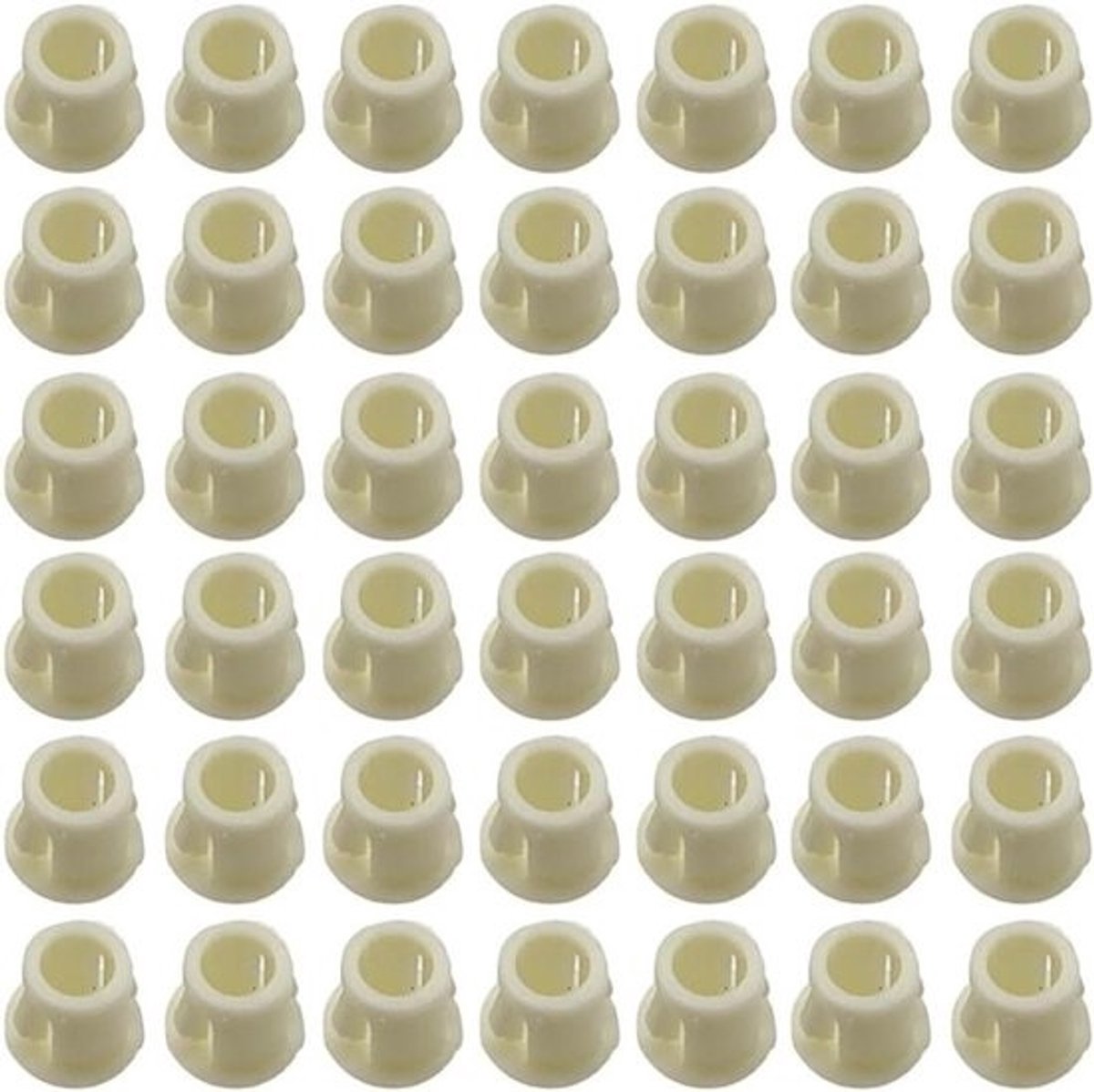 Gatstop Buisdoppen - Kunststof Doppen Afdekkappen - Meubels Beschermen - Elastische Kliktanden - 5 mm - 60 mm - Zwart