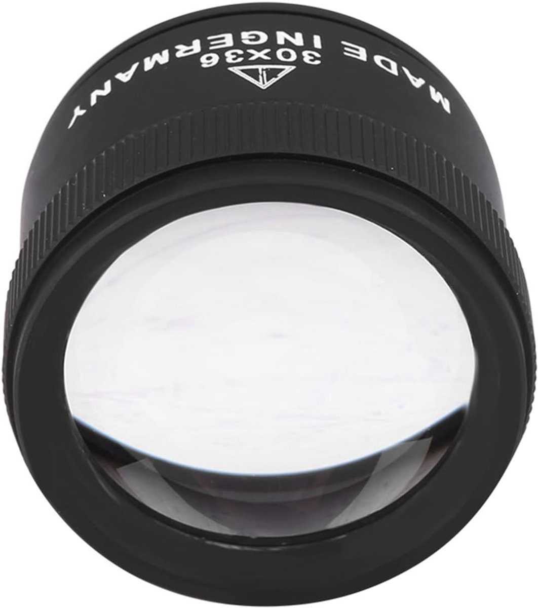 Dailygoods- Juweliers Vergrootglas 30x Vergroting - Vergrootglas met Licht - Duurzaam Zinklegering - Optisch Vergrootglas - Klein Formaat - Ideaal voo