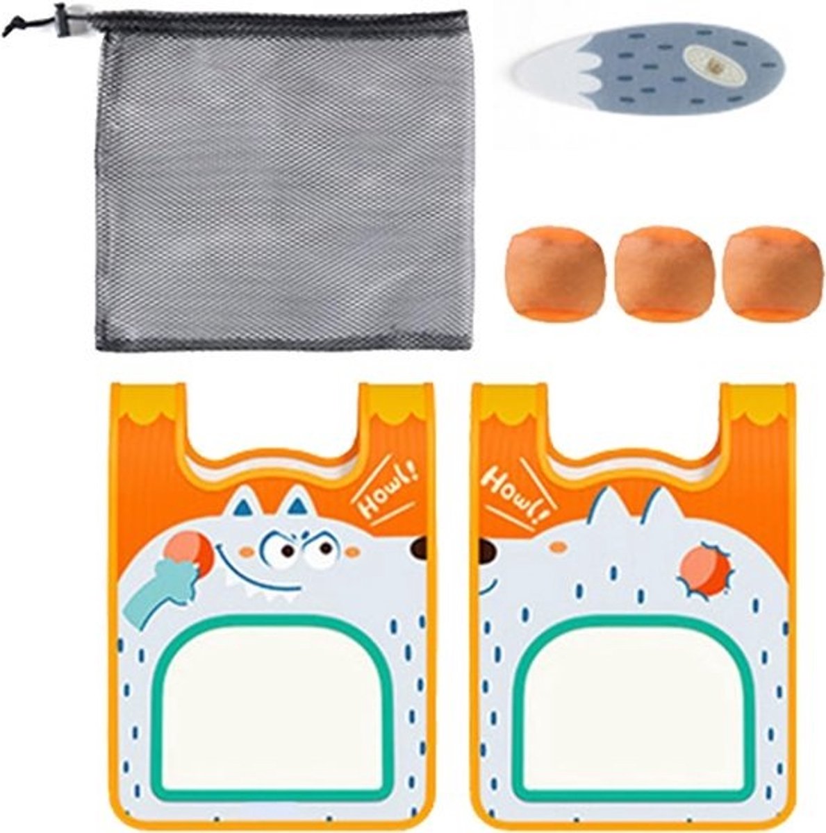 Vangspel Kleverige Ballen - Werpspel Set - Buiten Spelen - Schokabsorberende Ballen - 25 cm Diameter - Kind