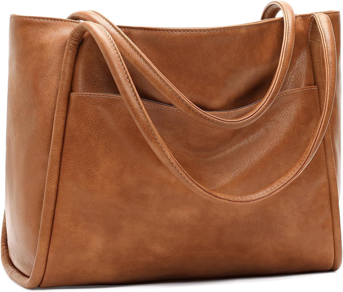 Handtassen voor dames, schoudertassen voor dames, groot, veganistisch, handtassen met ritssluiting en binnenvak voor werk, school, winkelen, reizen
