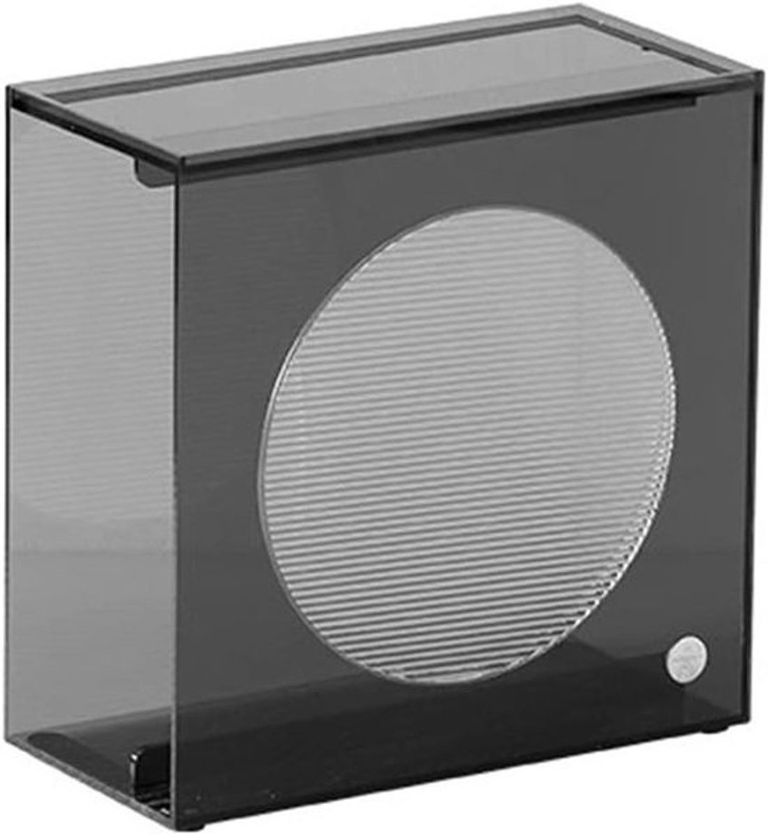 Opbergrek Platen - Acryl Doos - Muziek Organiseren - Stijlvol Ontwerp - 34x16x34 cm - Zwart