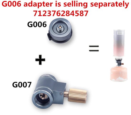 GAS Saver Plus Lindal Ventiel Canister Adapter — afbeelding 3