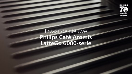 Philips Café Aromis 6000-serie Espressomachine - 25+ Warme & Koude Dranken - LatteGo Pro melksysteem - Koffiemachine met Bonen - Volautomatisch - EP6551/91
