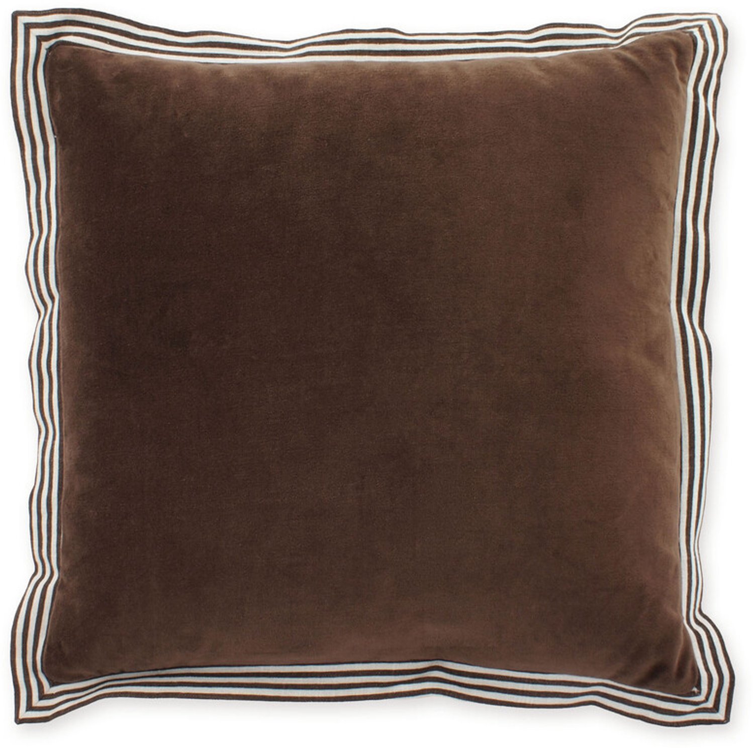Walra Sierkussen Deep Earth - 45x45 - Bruin - 100% Katoen (BCI)