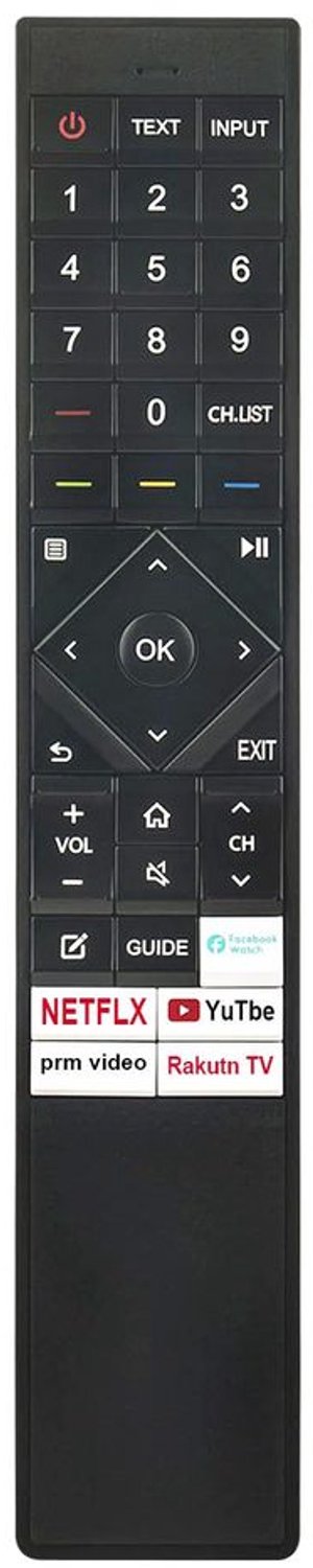 Vervangende Afstandsbediening voor Hisense Smart TV