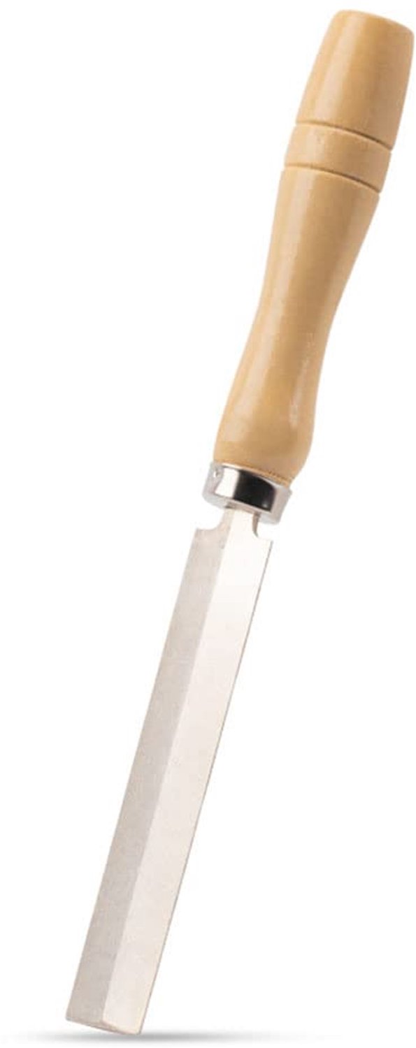 Diamantvijl - Rhombische Vijl - Houten Handvat - Slijpen - Houtbewerking - 12,7 cm - Slijtvast en Glad Oppervlak