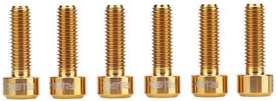Fietsstaander - 6 Stuks - TC4 Titanium Legering - Lichtgewicht - Slijtvast - Corrosiebestendig - Hoogwaardig Materiaal - Fietsbouten — afbeelding 4