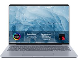 ASUS Zenbook 14 UX3480QA-SF003W - Copilot+ Laptop - 14 inch OLED - Snapdragon X - 16GB/512GB