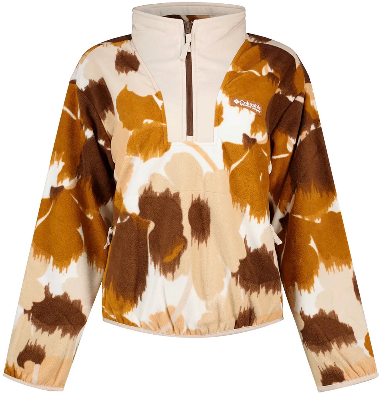 Columbia Sequoia Grove™ Ii Printed Fleece Met Halve Rits Vrouw Bruin
