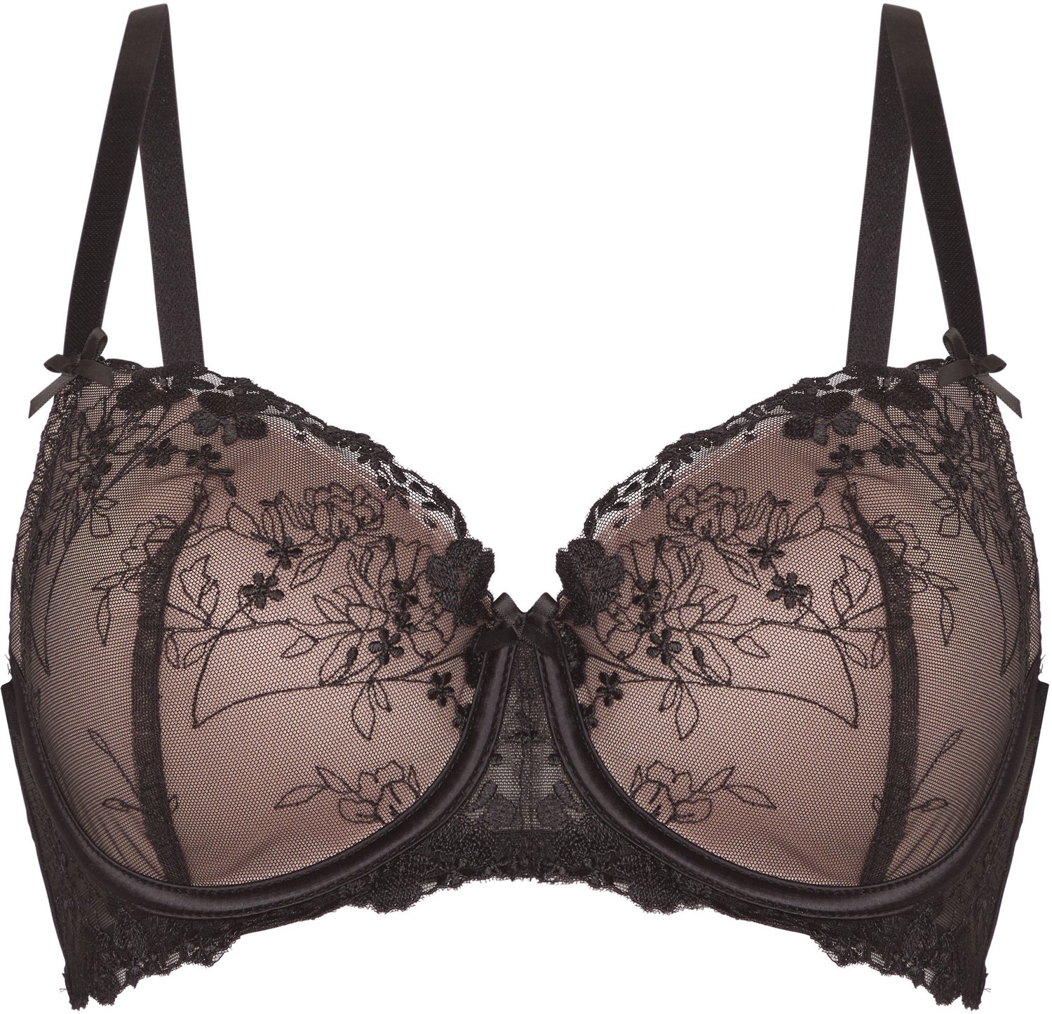 Hunkemöller Voorgevormde beugel bh Peonie Zwart